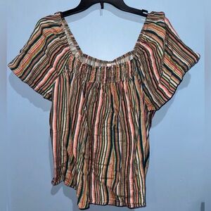 Striped Multicolor Women's Blouse